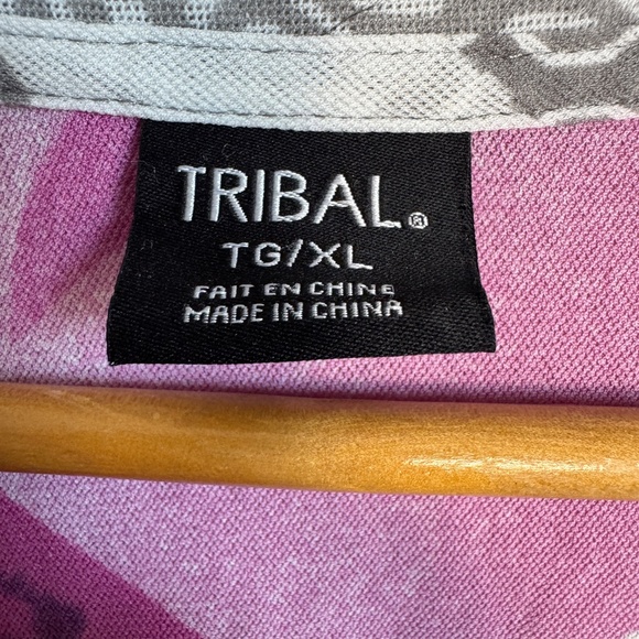 Tribal Long Sleeve‎ Embellished Top Wearable Art Long Sleeve Pink XL Lightweight - Picture 3 of 12